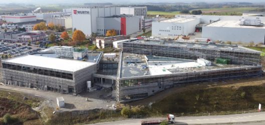 Würth Group's Innovation Centre under construction