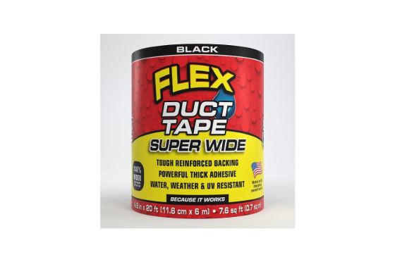 Flex 7.5 in. x 20 ft. Black Duct Tape